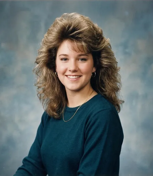 School portrait from the 1980s
